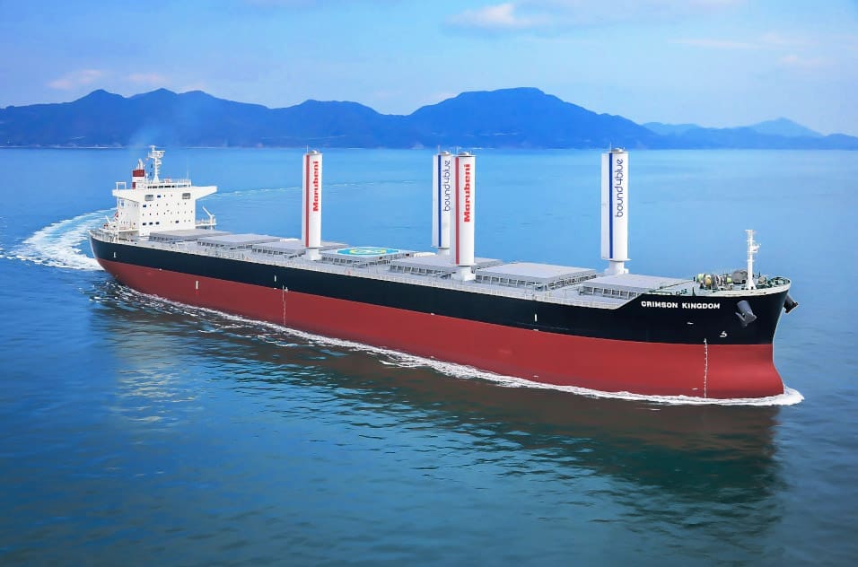 Japanese giant Marubeni picks bound4blue’s suction sails to power its Panamax bulk carrier