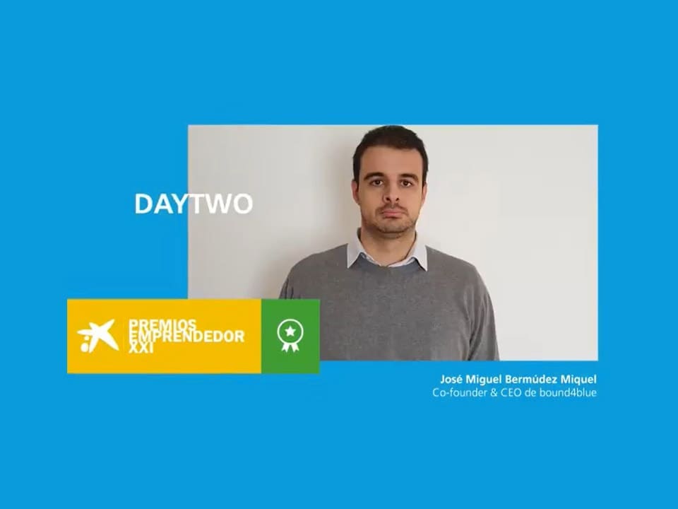 José Miguel Bermúdez speaks at #DayTwo for the new #CaixaBankConnect space.