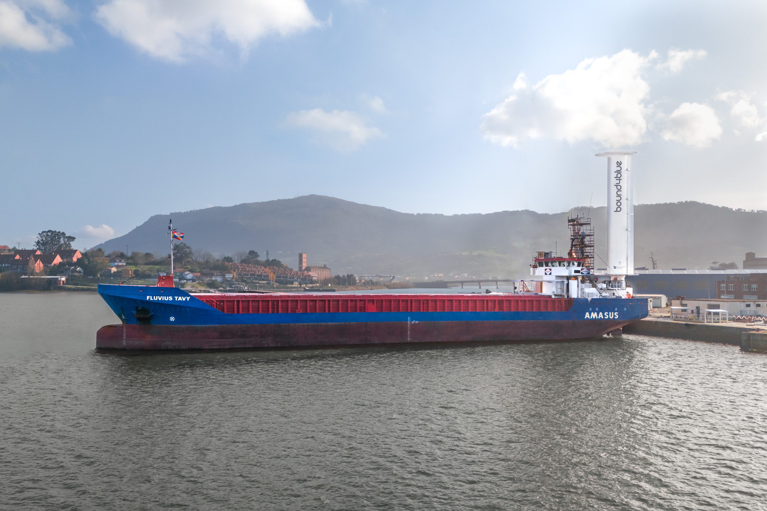 Amasus doubles down on bound4blue eSAILs® with second installation on general cargo vessel